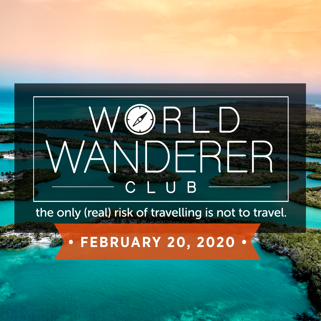 Social media post promoting the February 2019 issue of the World Wanderer Club