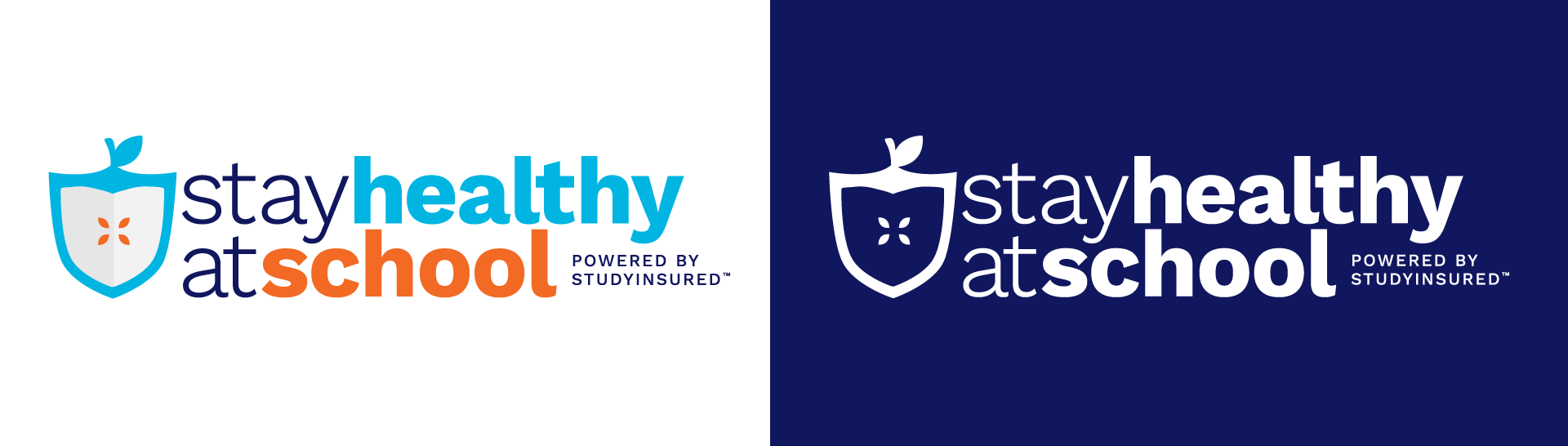 Stay Healthy At School logo treatments